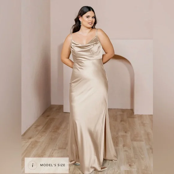 revelry skye satin dress Skye Satin Dress